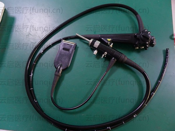 OLYMPUS GIF-H170胃镜 蛇骨咬扁变形  橡皮开裂漏水
