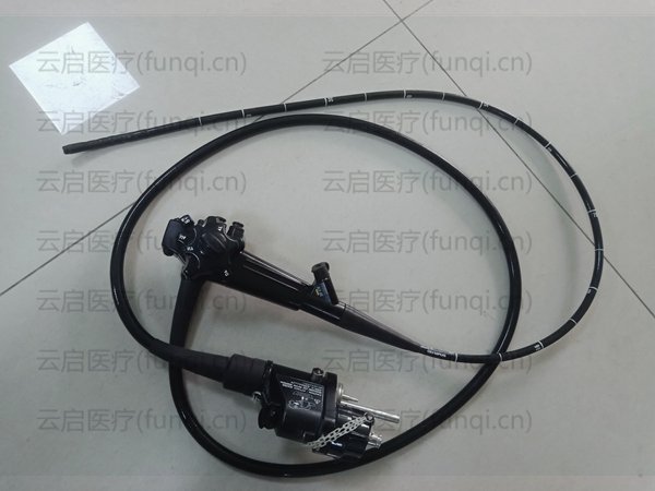 Olympus gif-v70胃镜 大旋钮漏水 插入管老化发黄