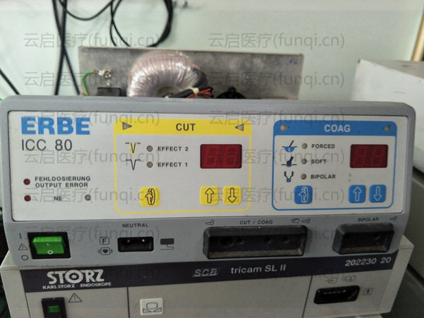 爱尔博ICC80高频电刀 电凝或者电切均报错