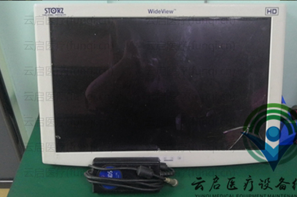STORZ 9426HDA 显示器 外屏挡板破，内屏坏，连接线杂乱 维修