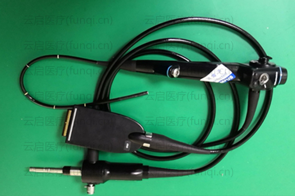 OLYMPUS ENF-VT2 鼻咽喉镜 橡皮漏水，弯曲部内少量进水发白 维修